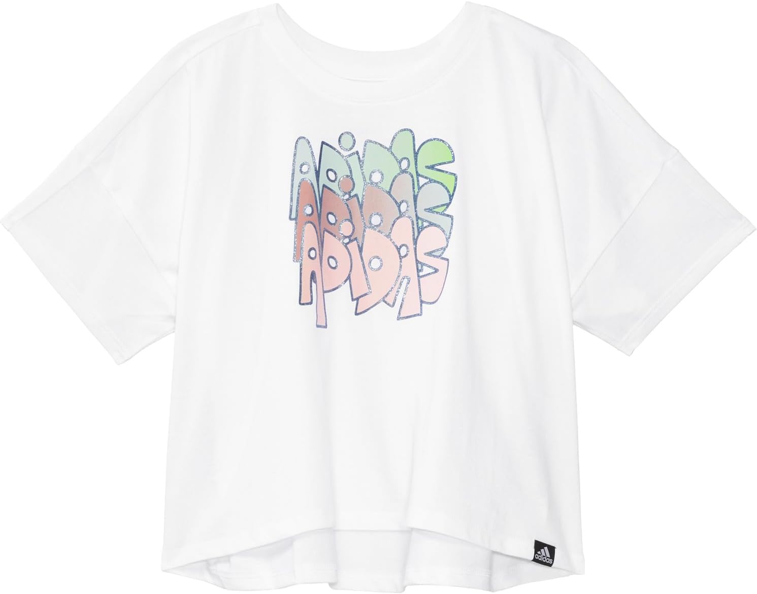 

Футболка Adidas Loose Box Tee S24(Toddler/Little Kid), цвет Wht Multi 1