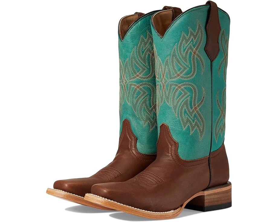 коврик homium home 2шт turquoise grey brown set2mat05 Ботинки Corral Boots J7106, цвет Brown/Turquoise