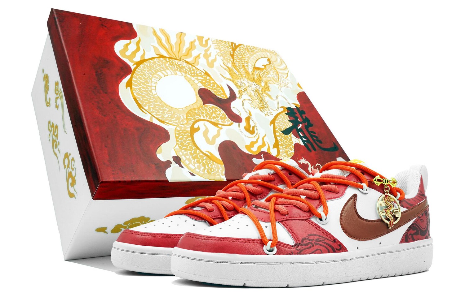 

Женские кроссовки для скейтбординга Nike Court Borough Low, Red