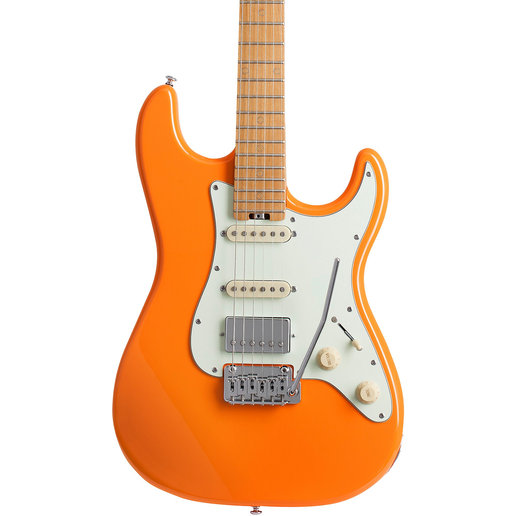 

Schecter Guitar Research Ник Джонстон Традиционная 6-струнная электрогитара H/S/S Atomic Orange