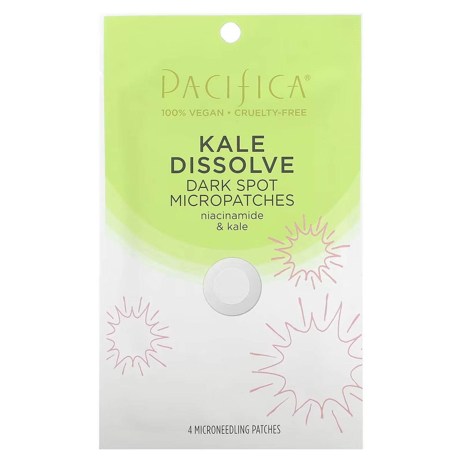 Патчи Pacifica Kale Dissolve Dark Spot Micropatches капуста кудрявая кейл в кассете 6 шт