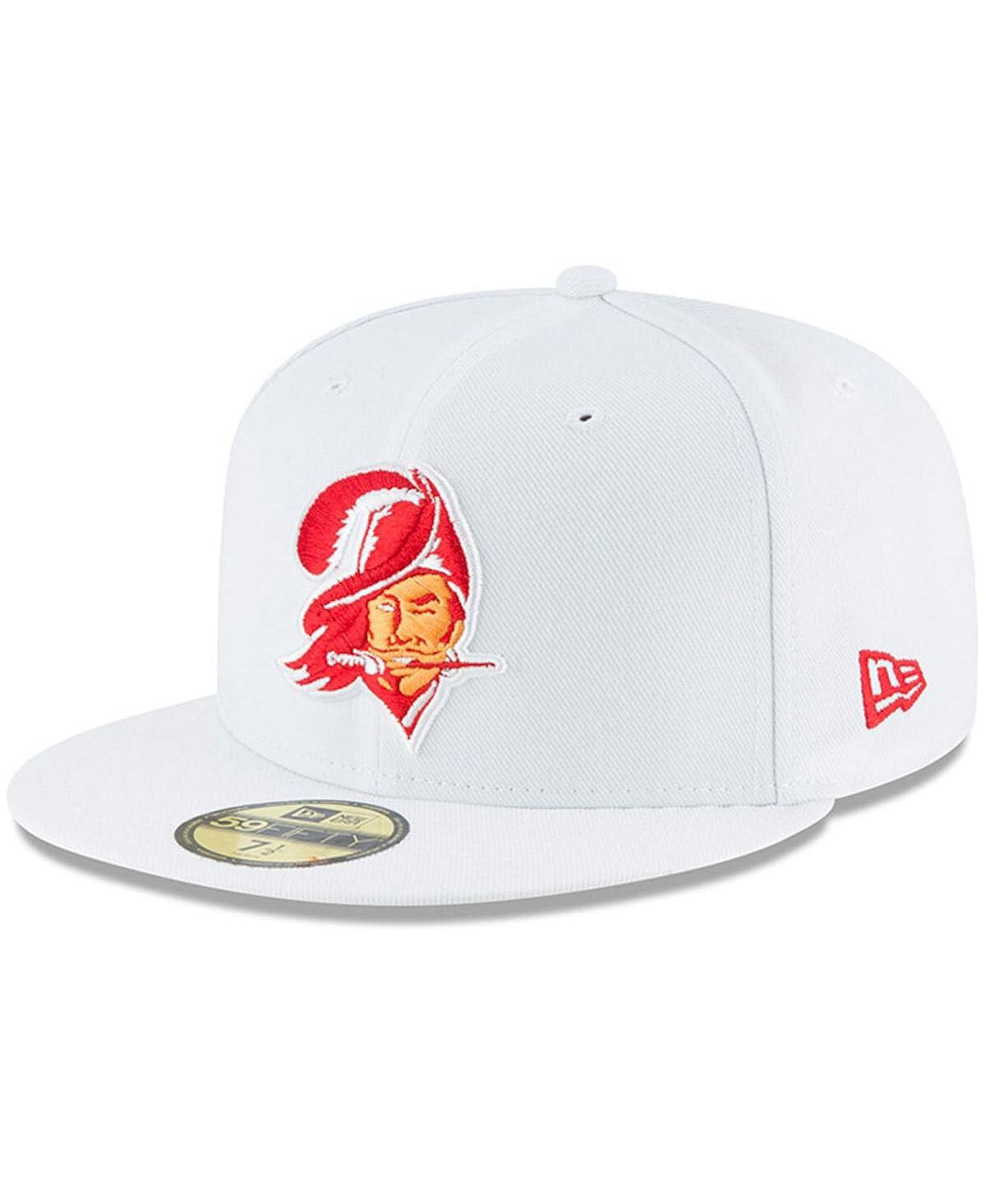 

Мужская белая приталенная кепка Tampa Bay Buccaneers Throwback Logo Omaha 59FIFTY New Era