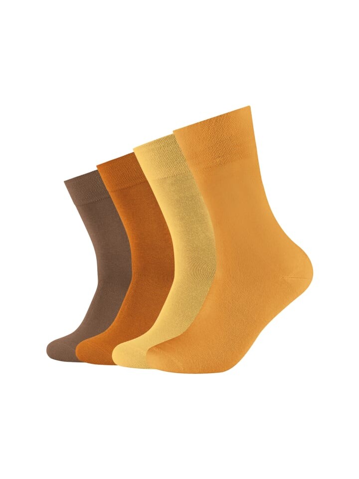 

Носки camano 4er Pack ca soft, цвет lemon mix