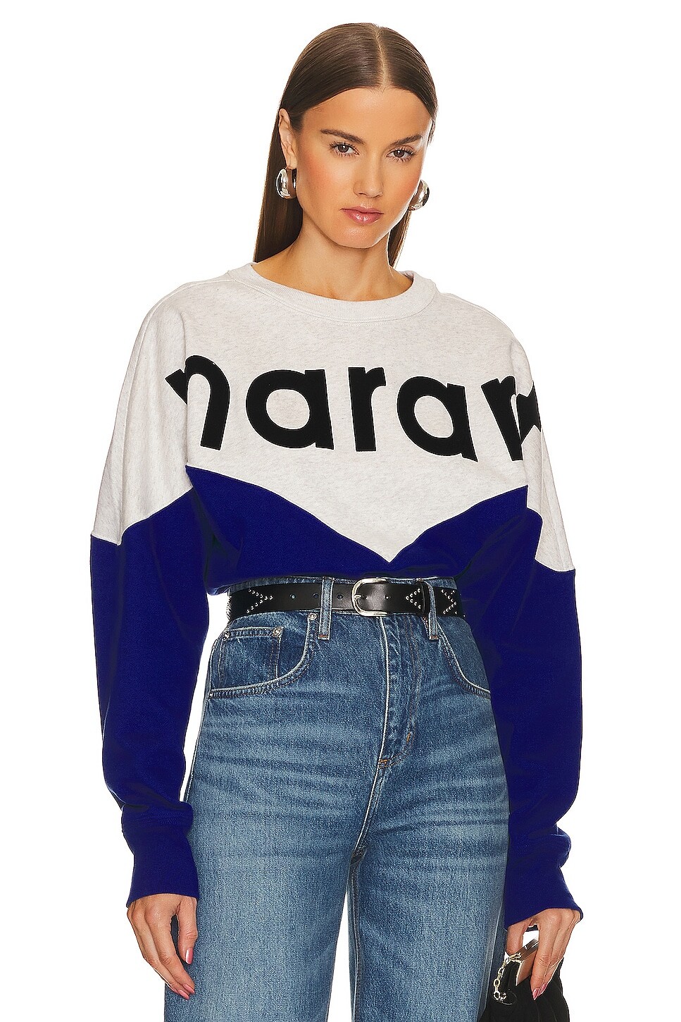 

Толстовка Isabel Marant Etoile Houston, цвет Light Blue