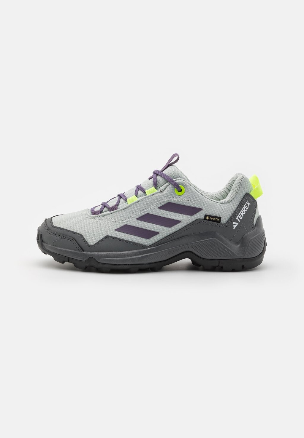 

Кроссовки EASTRAIL GORE-TEX HIKING SHOES Adidas, серебристый/теневой фиолетовый/ярко-лимонный