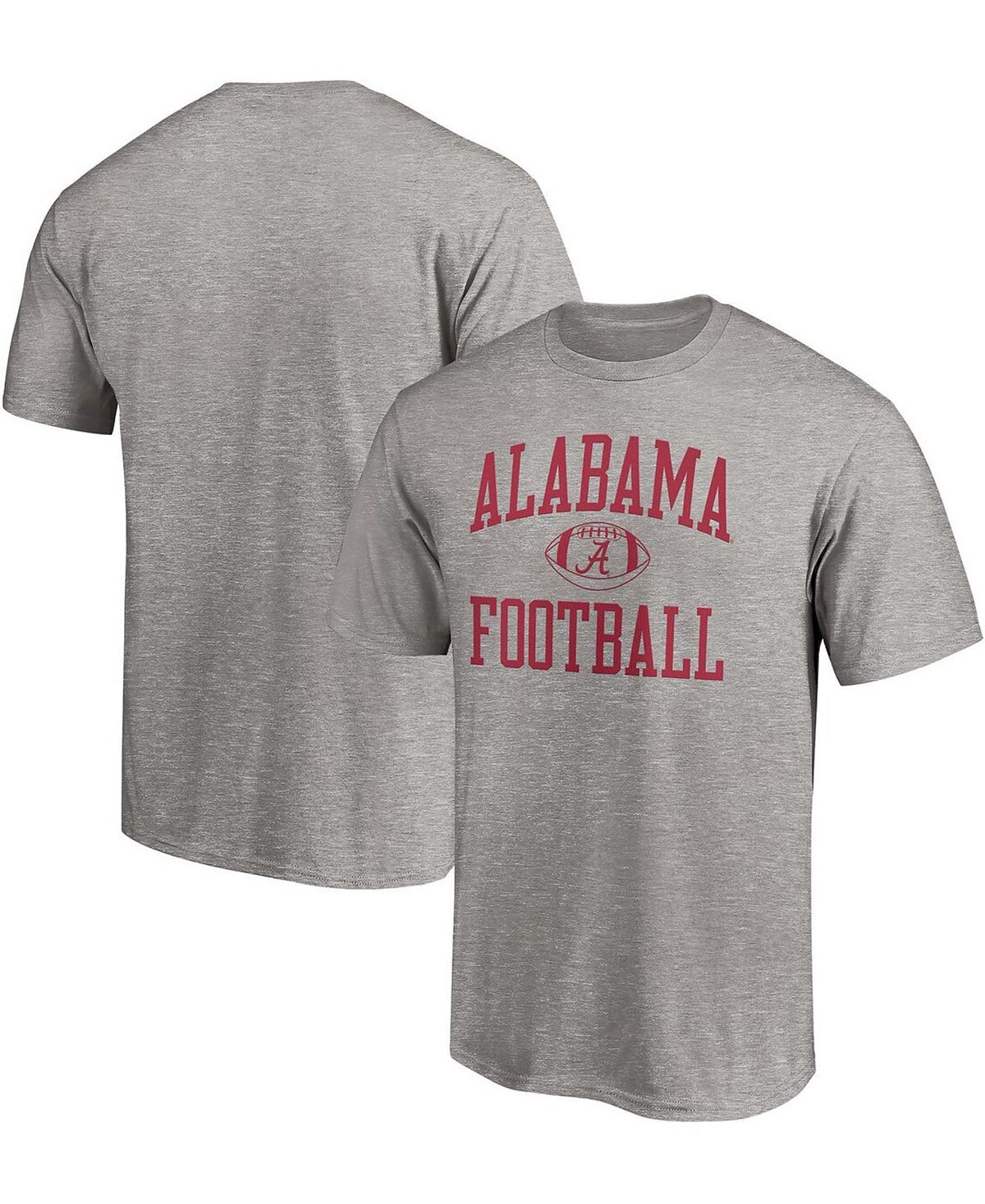 

Мужская серая футболка с логотипом Alabama Crimson Tide First Sprint Team Fanatics
