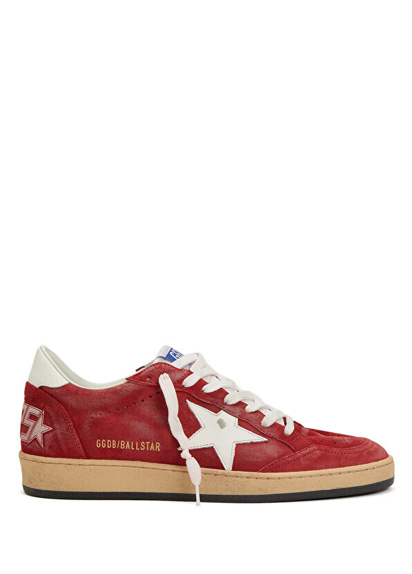 

Красные мужские кожаные кроссовки ballstar Golden Goose, Красный, Красные мужские кожаные кроссовки ballstar Golden Goose