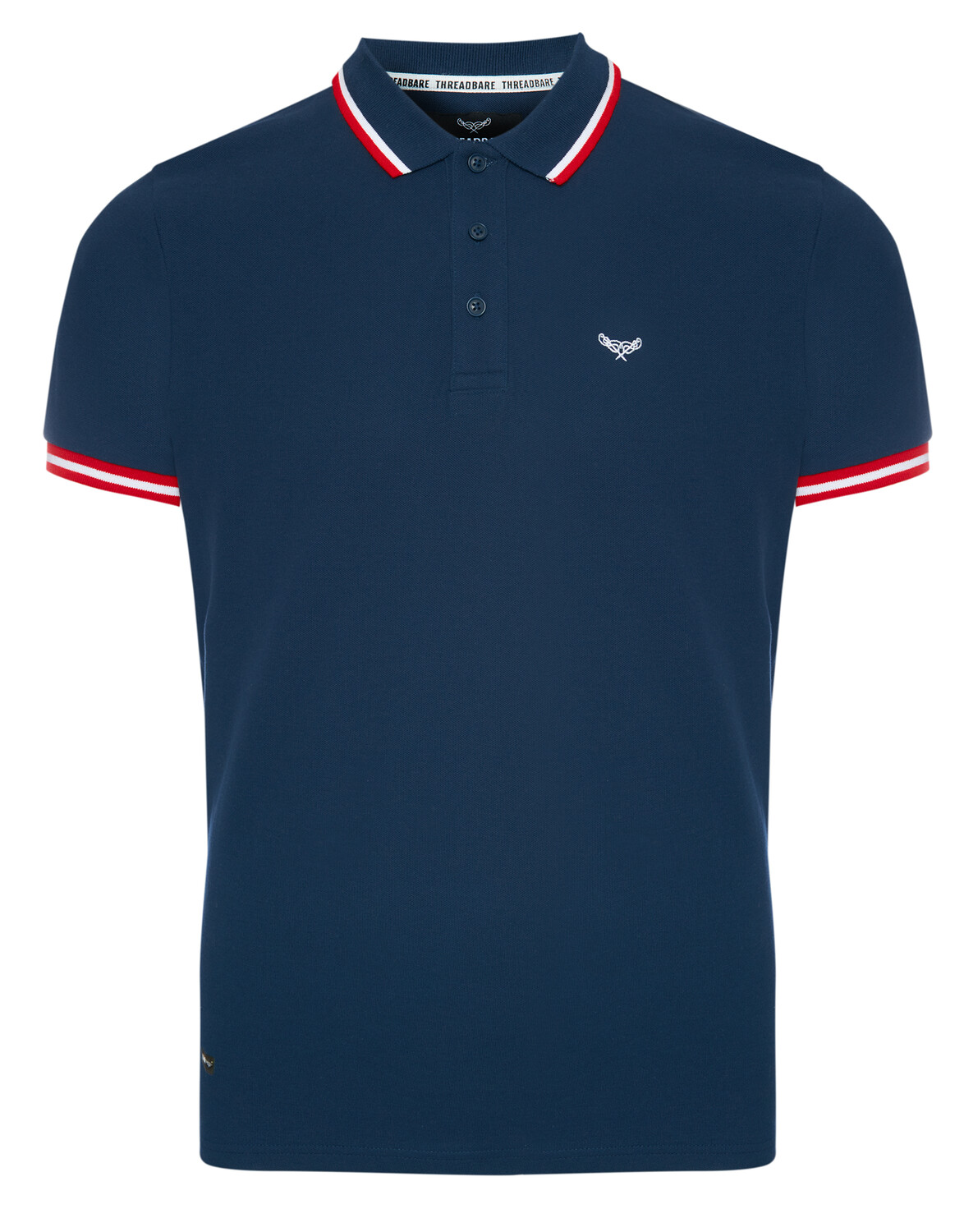 

Поло Threadbare Kurzarm Polo THB Polo Pixie, синий