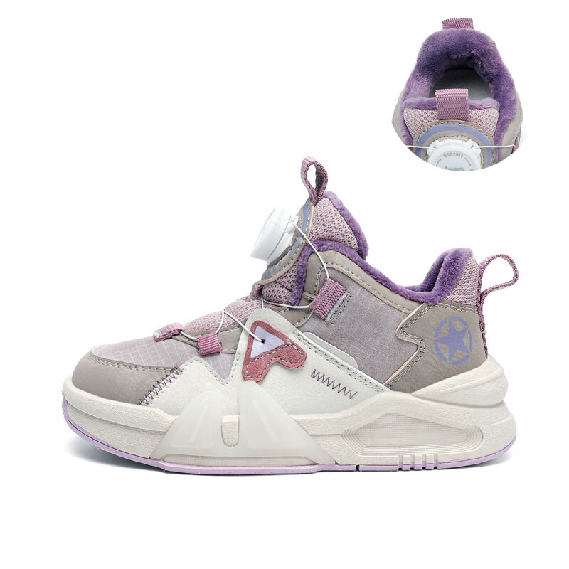 

Детские кроссовки для скейтбординга Kids Mid-top Фиолетовый/Серый Jeep, фиолетовый