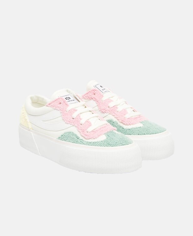 

Кроссовки на платформе Superga, белый