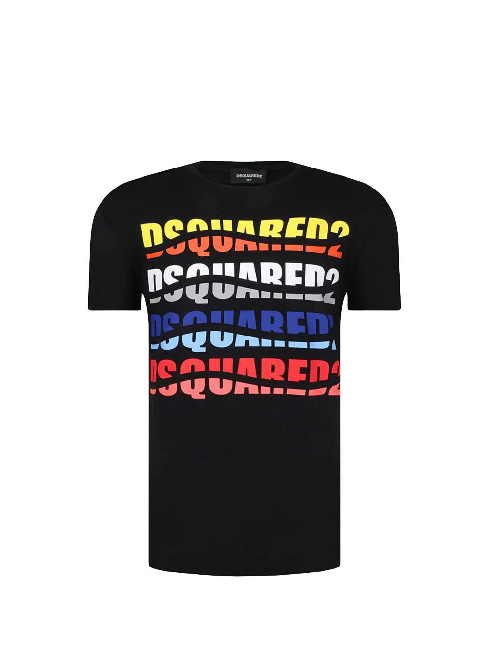 

Черная детская футболка relax Dsquared