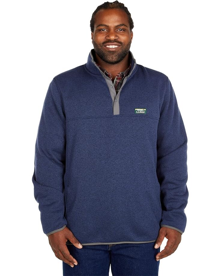 

Пуловер L.L.Bean Sweater Fleece Pullover - Tall, цвет Bright Navy