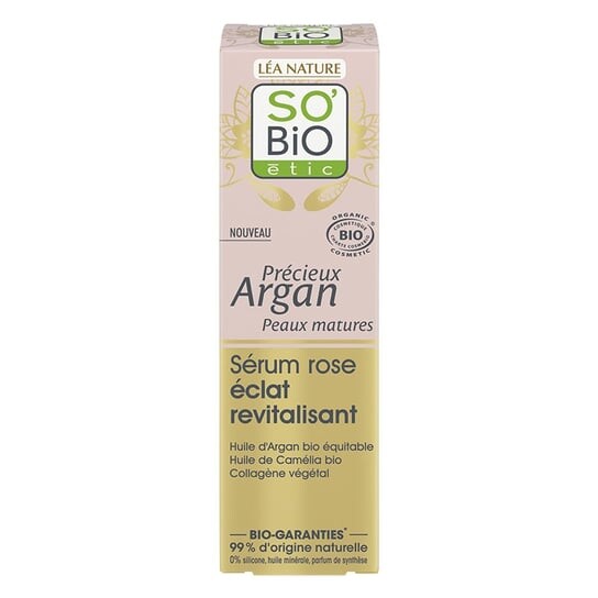 

Розовая сыворотка для зрелой кожи, 30 мл So Bio, étic Precieux Argan