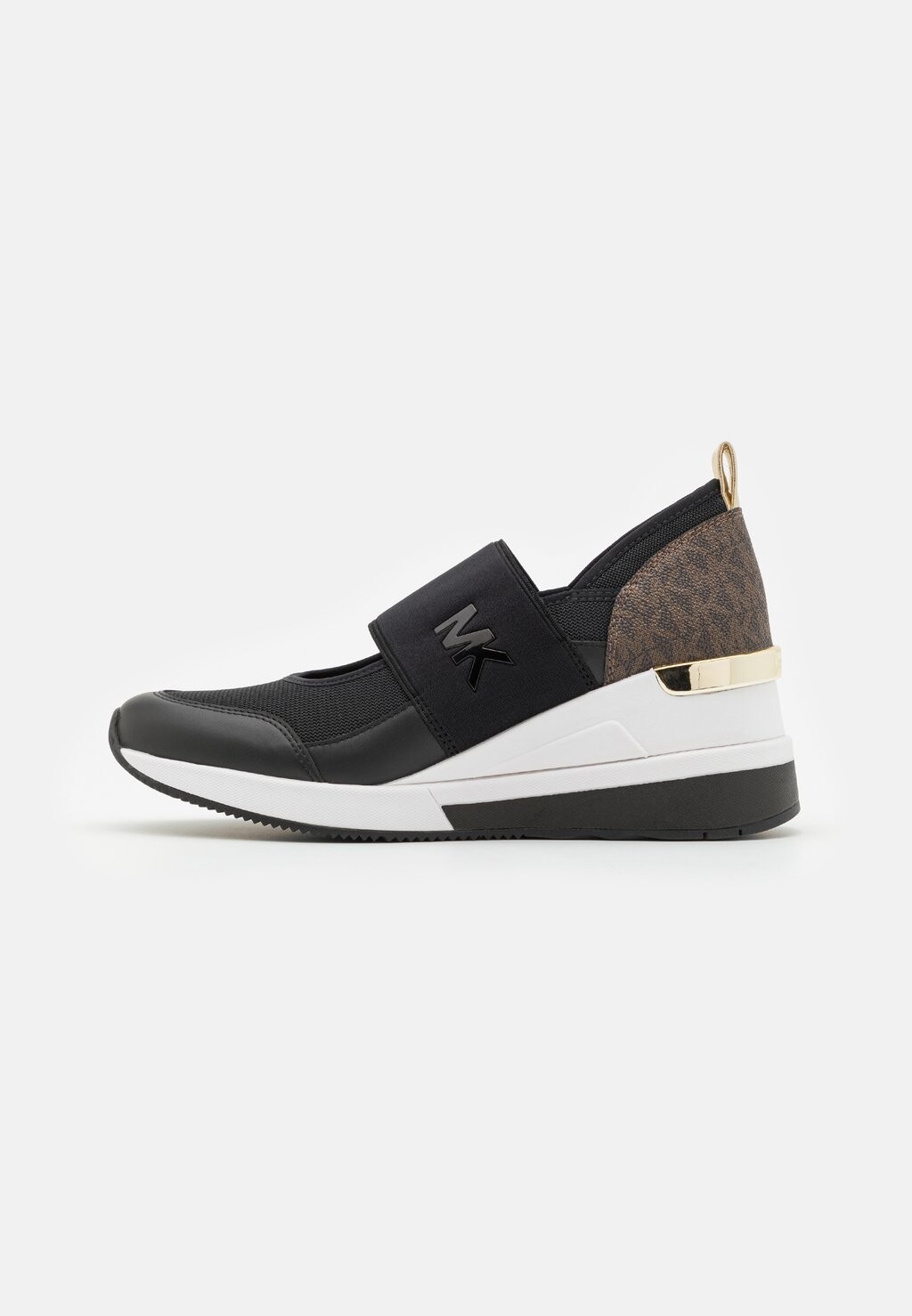 

Туфли на танкетке Fae Trainer MICHAEL Michael Kors, цвет black/brown