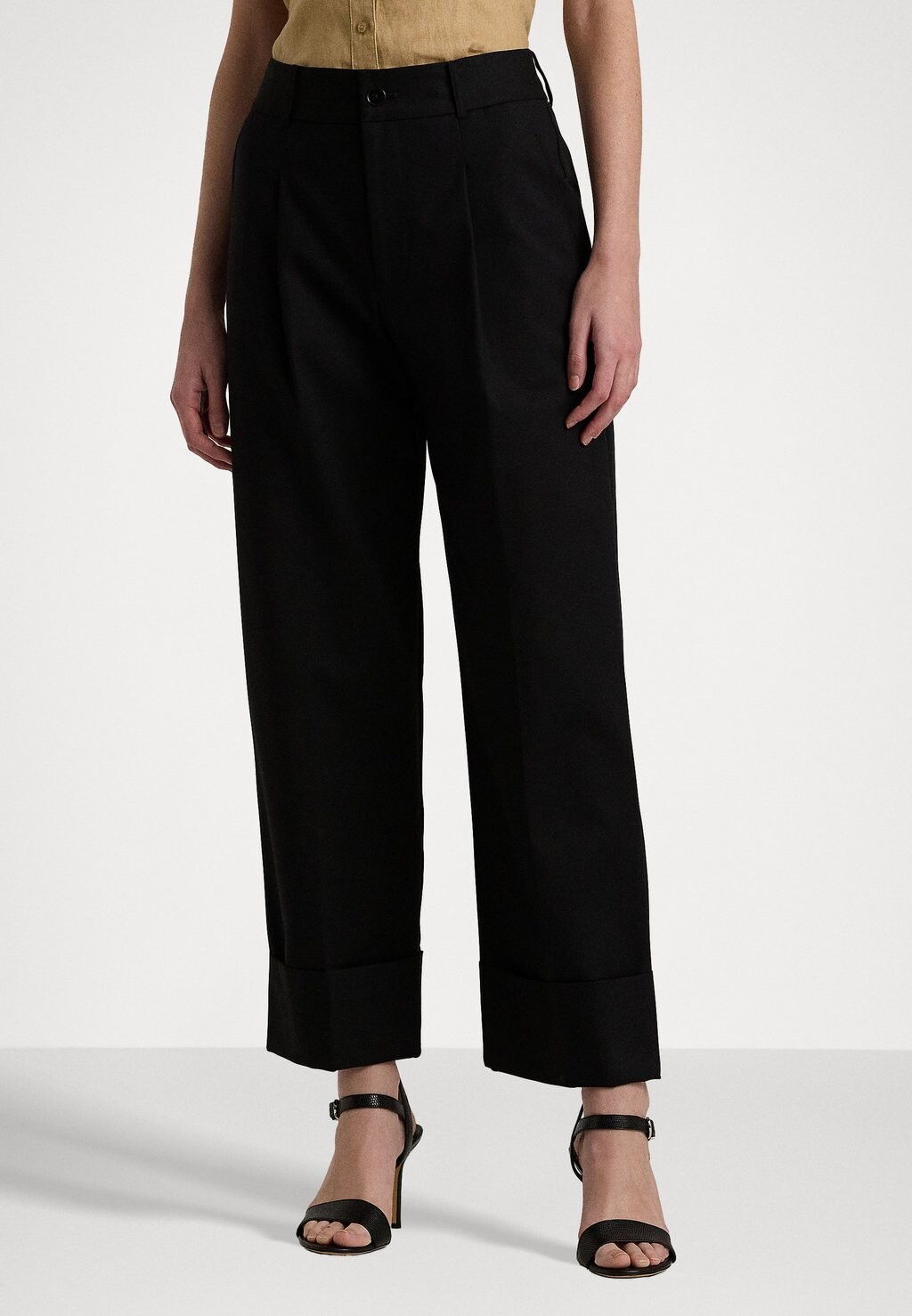 

Брюки из ткани ZEEYA Lauren Ralph Lauren, черный