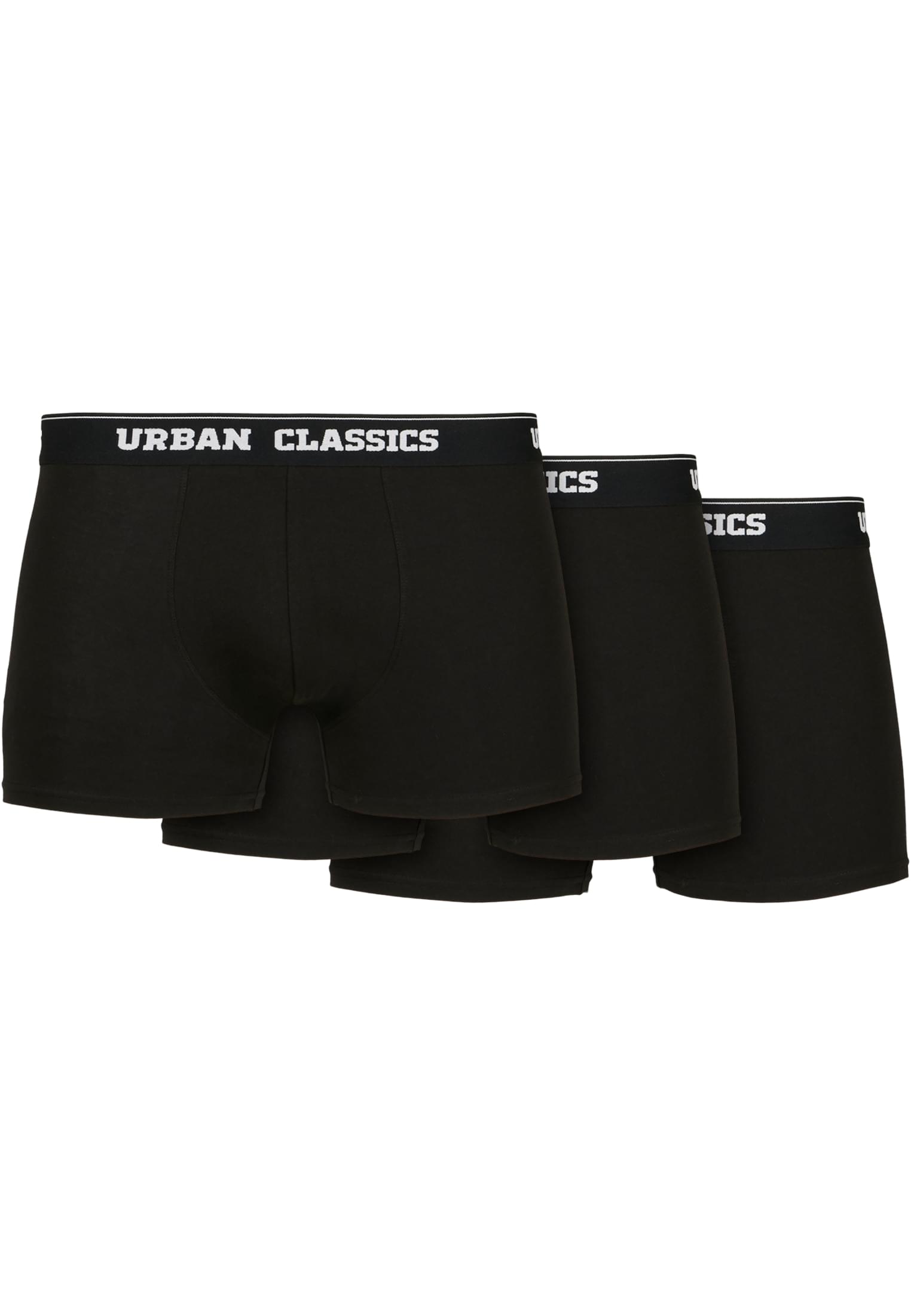 Боксеры Urban Classics Boxershorts, цвет black+black+black