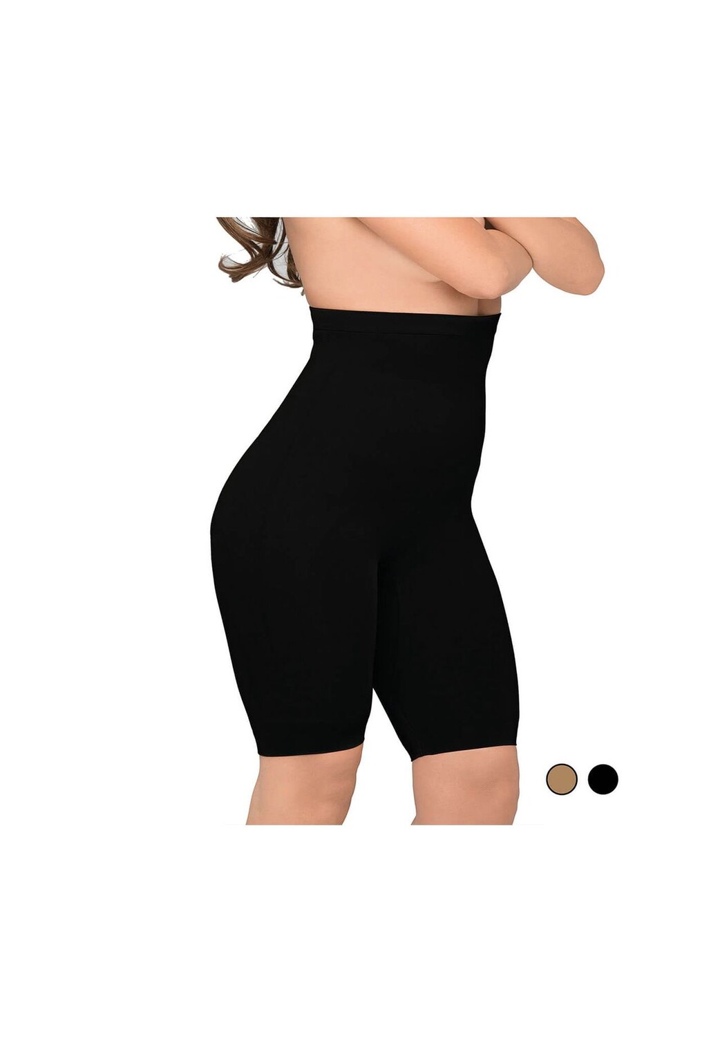 

Брюки с высоким лифом и штанинами BODYWRAP, черный