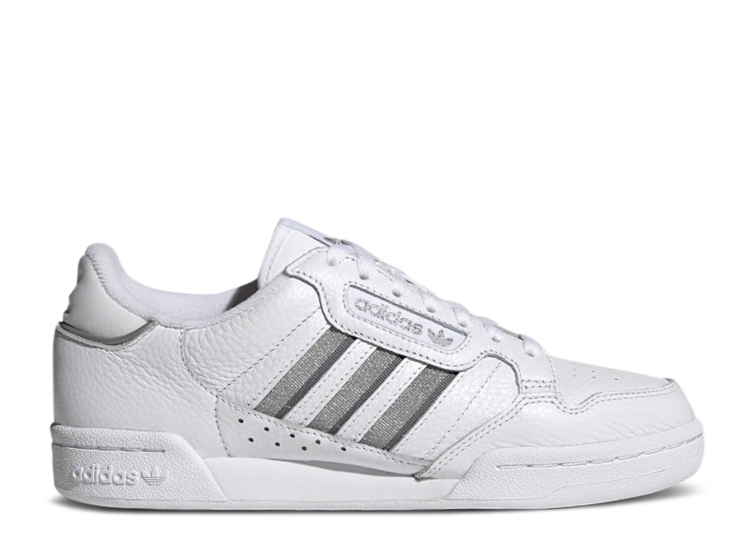 

Кроссовки adidas Wmns Continental 80 Stripes 'White Silver Metallic', белый