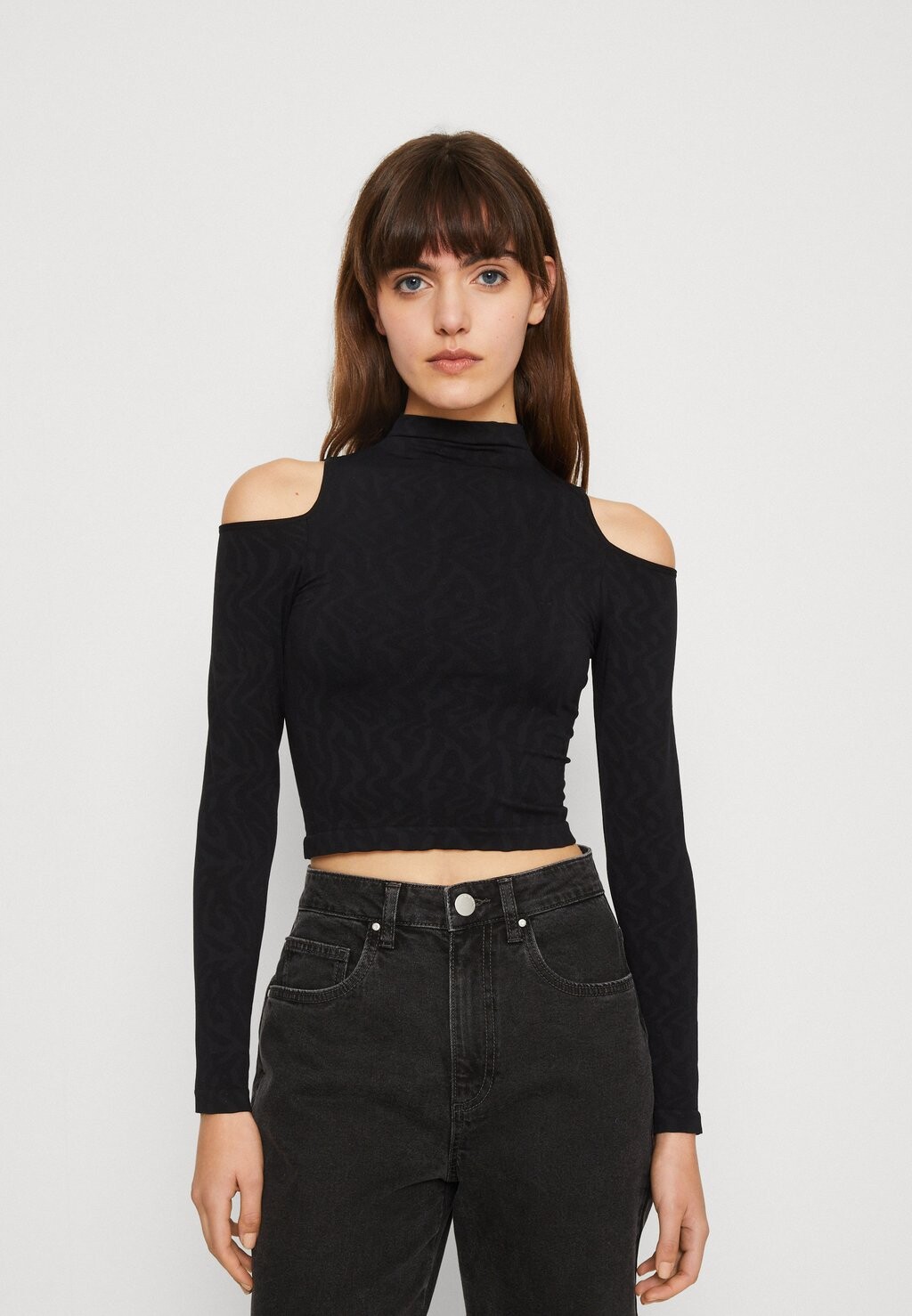 

Топ с длинными рукавами Cotton On, черный