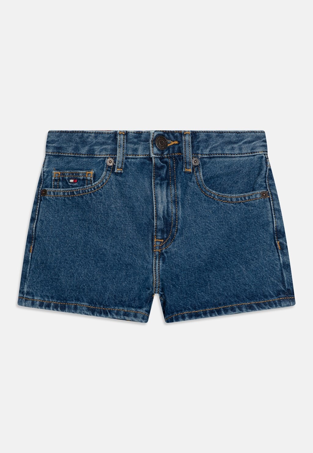

Джинсовые шорты Girlfriend Tommy Hilfiger, цвет salt pepper medium
