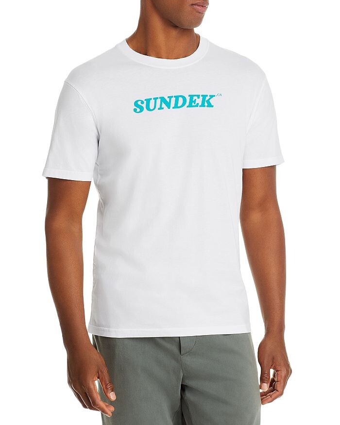 

Хлопковая футболка с рисунком SUNDEK, Серый