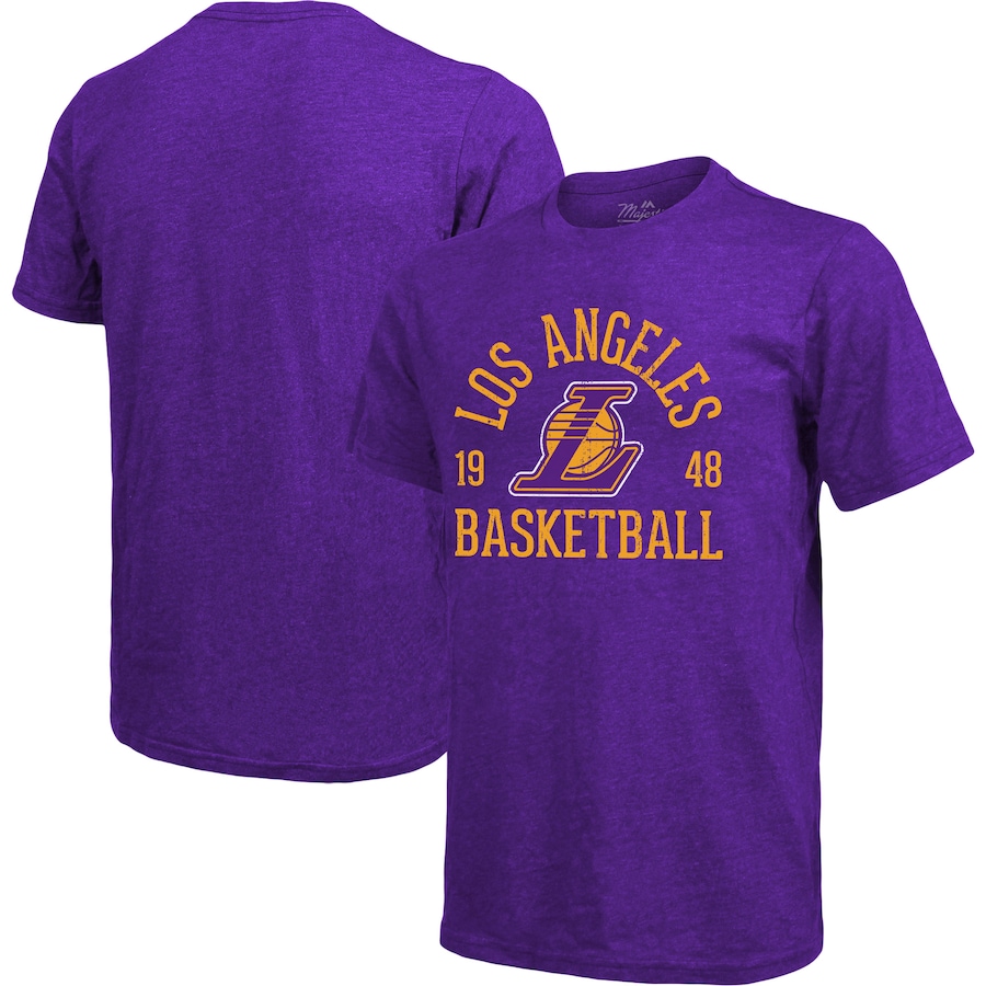 

Футболка с коротким рукавом Majestic Threads Los Angeles Lakers, фиолетовый