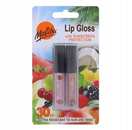Блеск для губ SPF30, 2 шт. Malibu, Lip Gloss