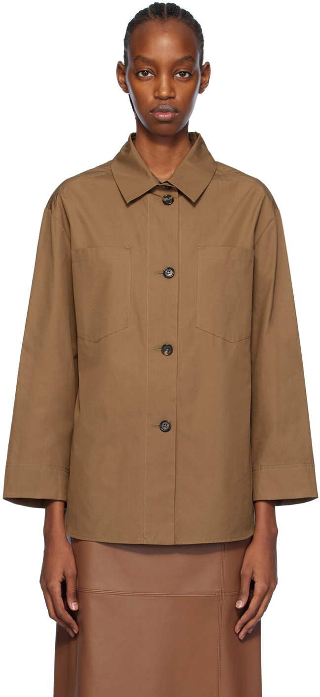 

Коричневая рубашка «Эпсилон» Max Mara