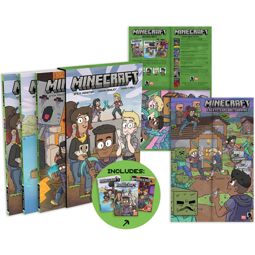 Книга Minecraft Boxed Set игровые фигурки minecraft брелок boxed ender dragon