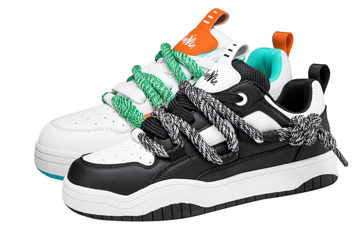 

Кроссовки Dunnu Skateboarding Shoes Unisex Low-top, черный/белый