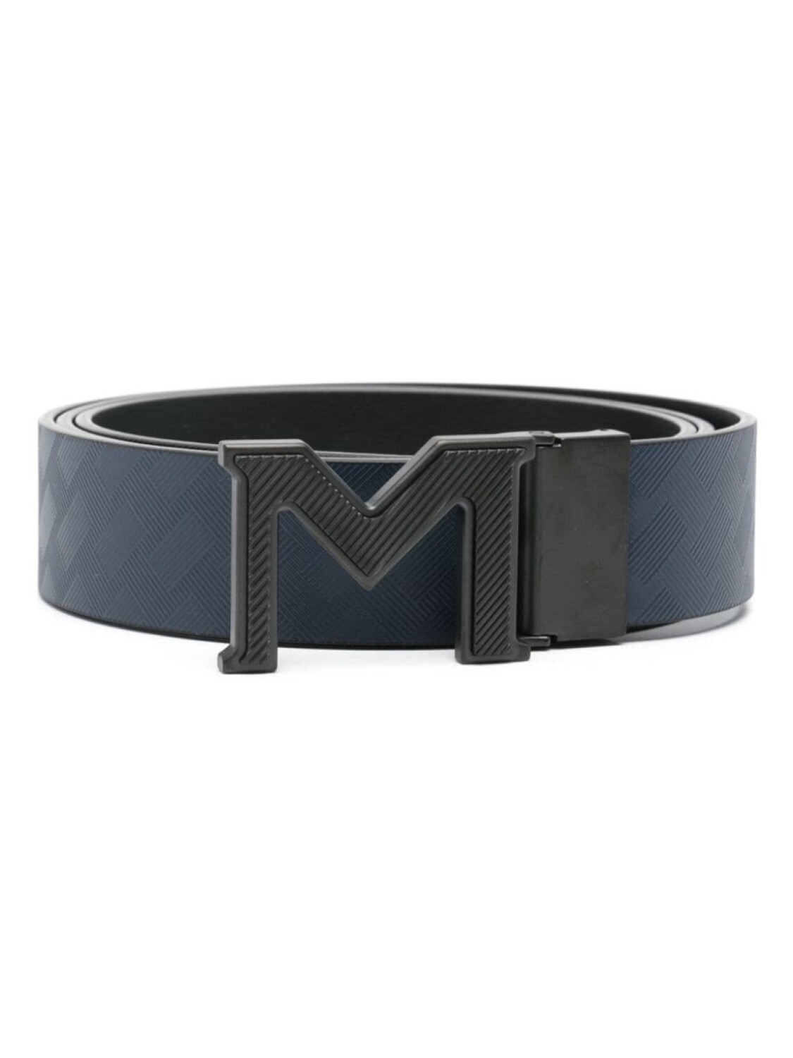 

Montblanc ремень с пряжкой-логотипом, синий