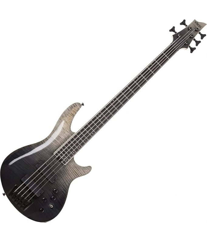 цена Басс гитара Schecter SLS ELITE-5 Electric Bass in Black Fade Burst