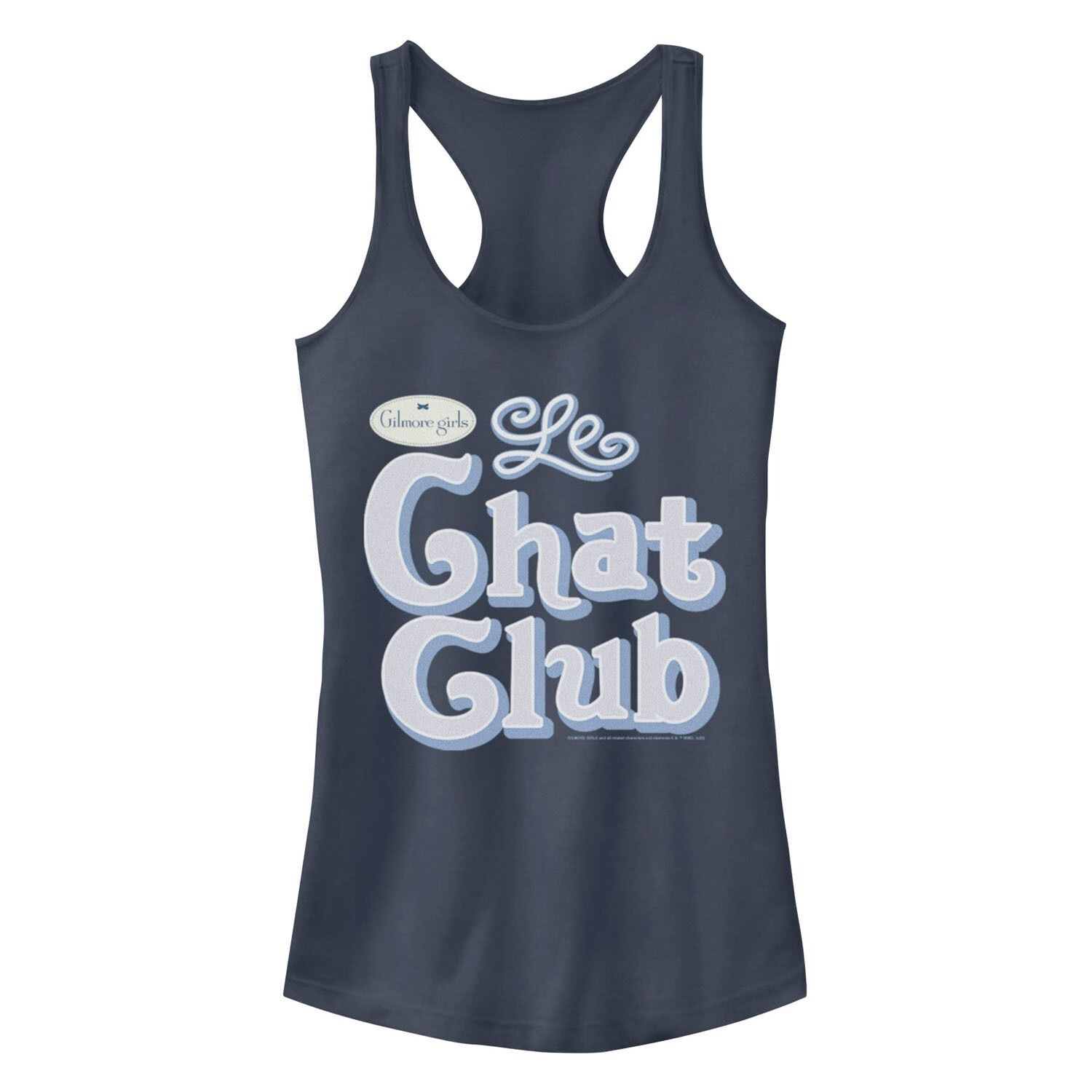 

Майка с графическим логотипом Gilmore Girls Le Chat Club для юниоров Licensed Character