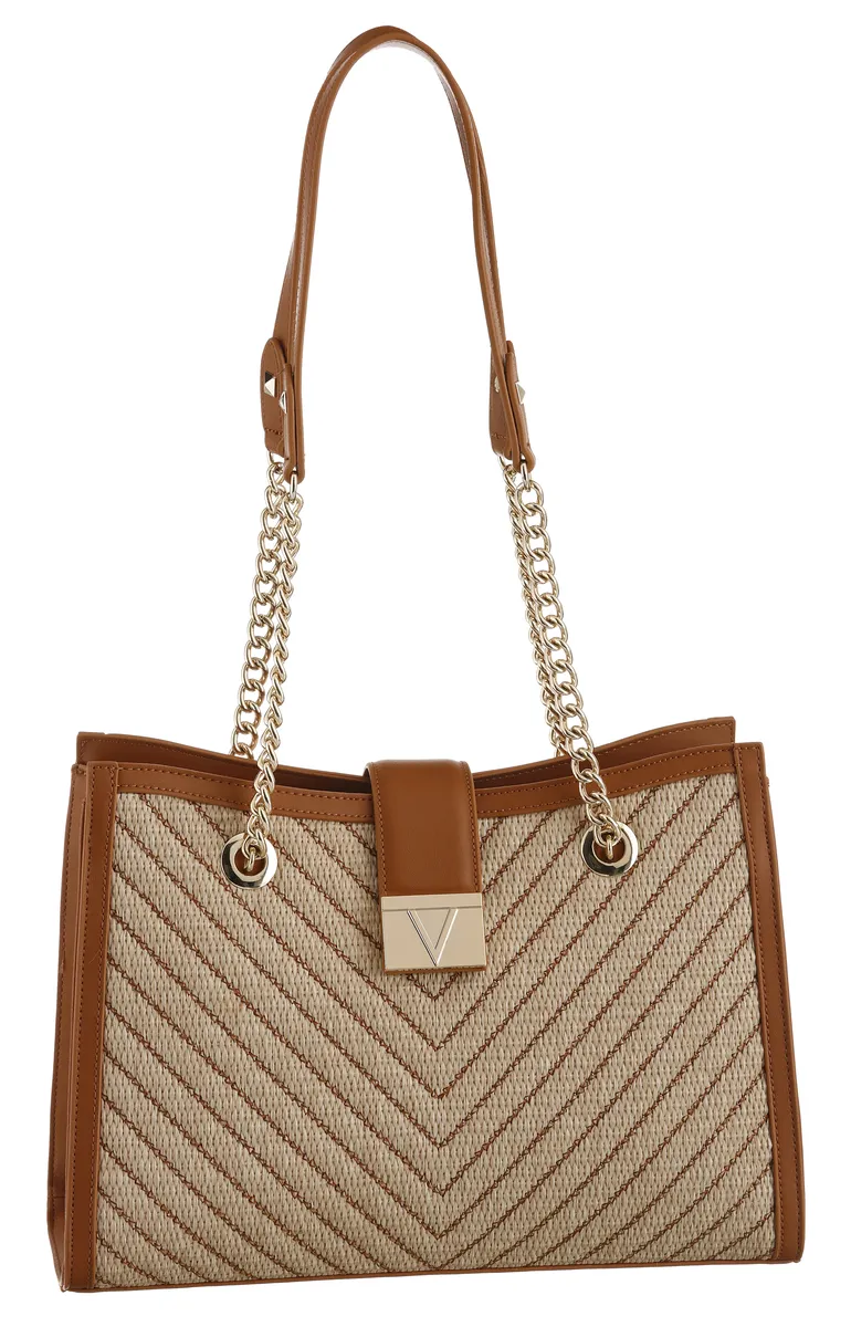 

VALENTINO СУМКИ Шоппер "TRIBECA" Valentino Bags, цвет Naturale/Cuoio