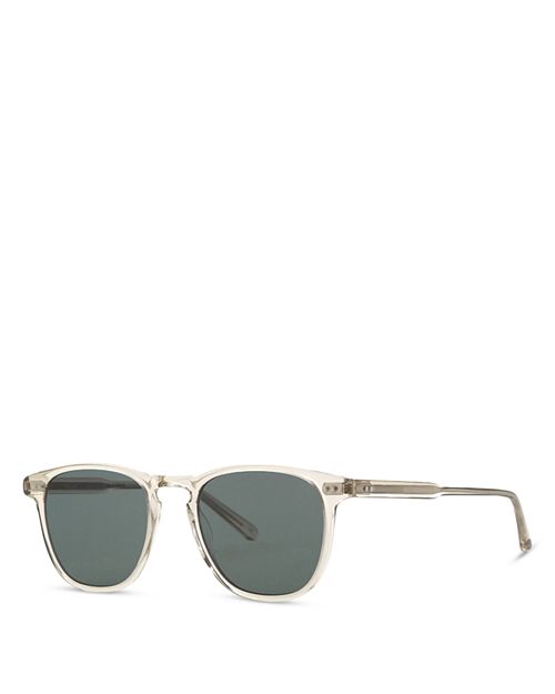 Солнцезащитные очки Brooks, 47 мм GARRETT LEIGHT, цвет Tan/Beige цена и фото