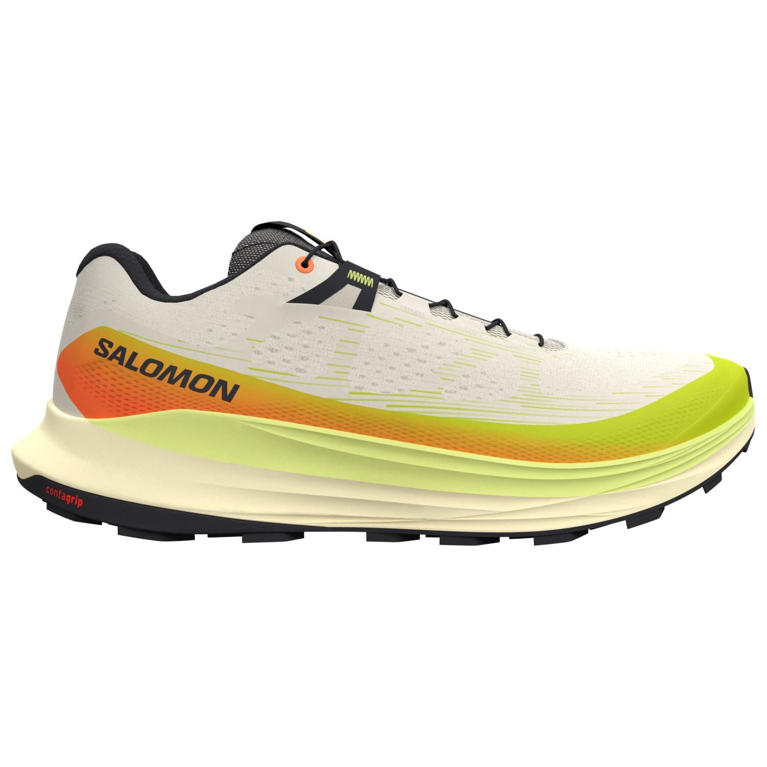 Кроссовки для бега по пересеченной местности Salomon Ultra Glide 2, цвет Vanilla Ice/Sulphur Spring/Dragon Fire