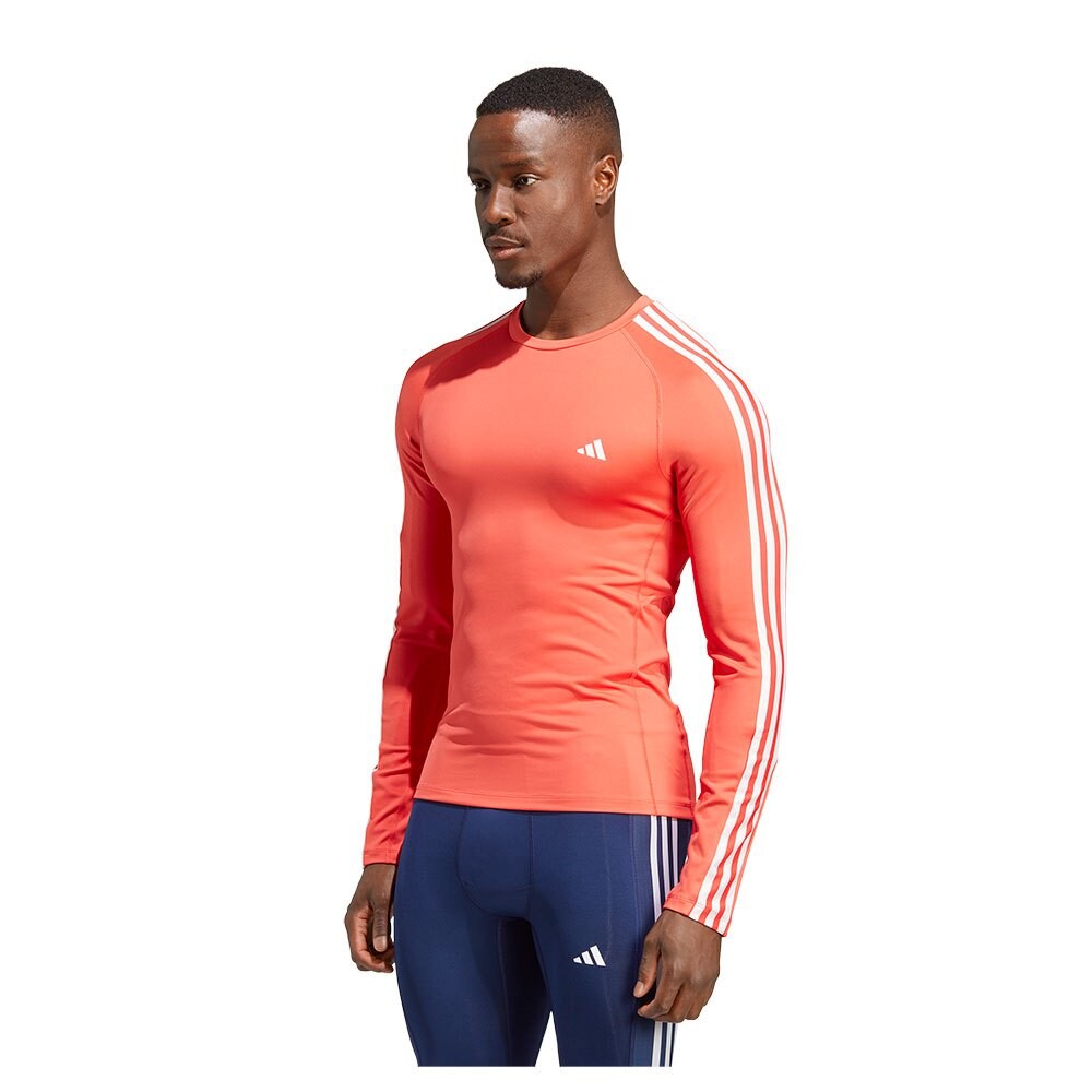 

Футболка с длинным рукавом adidas Tf 3S, красный