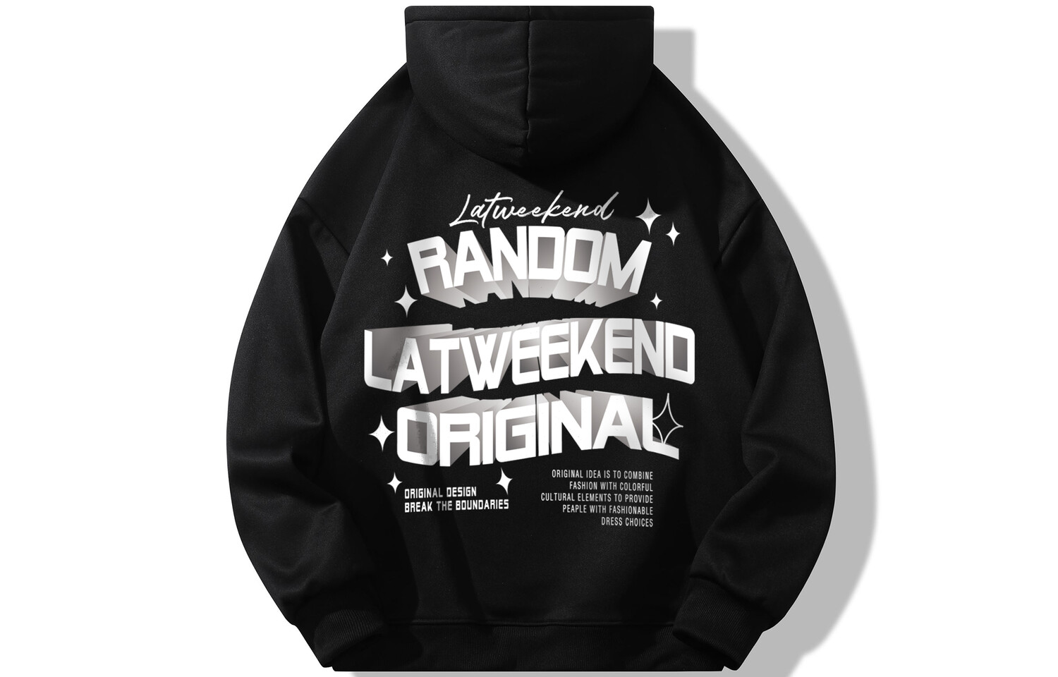 

Толстовка унисекс La'T.Weekend, Черный (обычная версия)