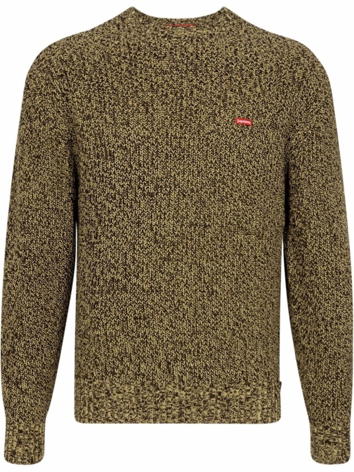 

Supreme меланжевая толстовка в рубчик, коричневый