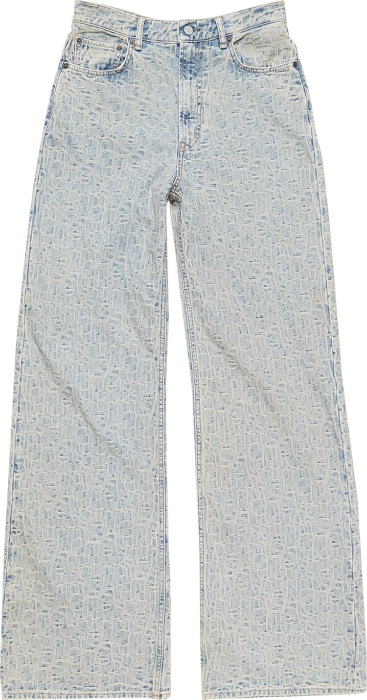 Джинсы Acne Studios Relaxed Fit 'Blue/Beige', синий джинсы acne studios loose fit light blue синий