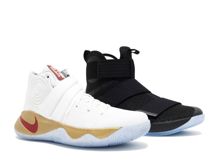 

Кроссовки Nike KYRIE X LEBRON FOUR WINS 'GAME 3: HOMECOMING', разноцветный
