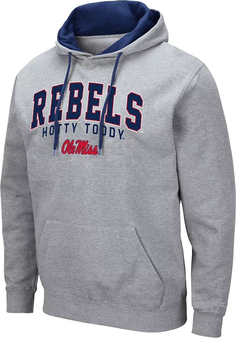 

Colosseum Мужская серая толстовка Ole Miss Rebels