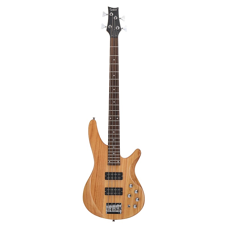 Басс гитара Glarry GIB Bass Guitar Full Size 4 String HH Pickup Burlywood