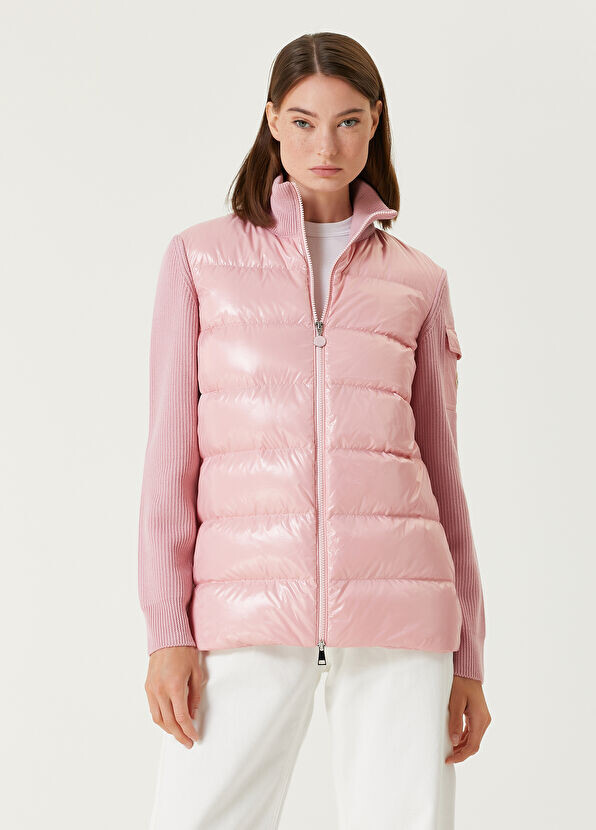 

Стеганая куртка Moncler, розовый