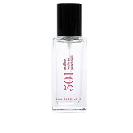 501 Praline Licorice And Patchouli Eau De Parfum Travel Spray 0,5 унции 15 мл, Bon Parfumeur