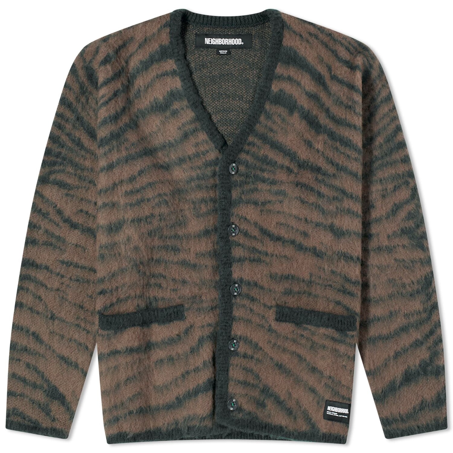 

Кардиган Neighborhood Tiger Patterned Mohair, зеленый