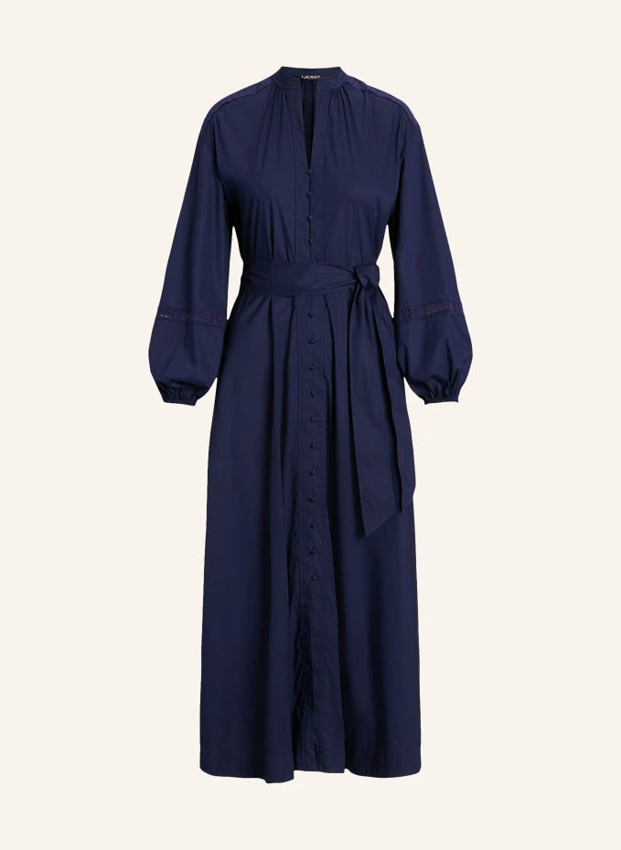 

Платье с кружевом Lauren Ralph Lauren, синий