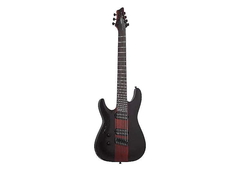 

Электрогитара Schecter Guitar Research C-7 Multiscale Rob Scallon Left-Handed Electric Guitar Satin Dark Roast 905, 7-string