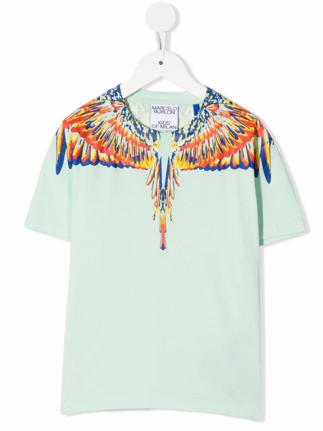 

Marcelo Burlon County Of Milan футболка с принтом Wings, зеленый
