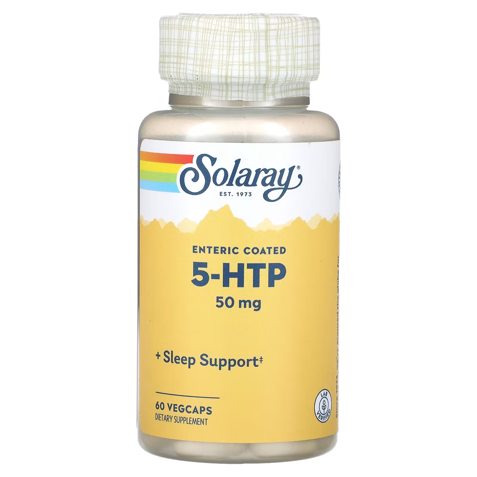 Пищевая добавка Solaray 5-HTP 50 мг, 60 капсул swanson 5 htp 50 мг 60 капсул